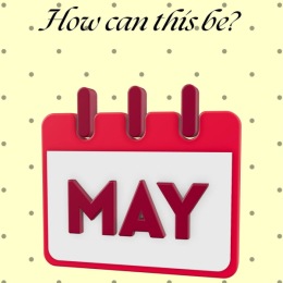 May calendar illustration